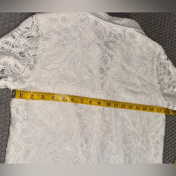 Lilly Pulitzer Nelle White Lace Size 6 EUC - Picture 9 of 12